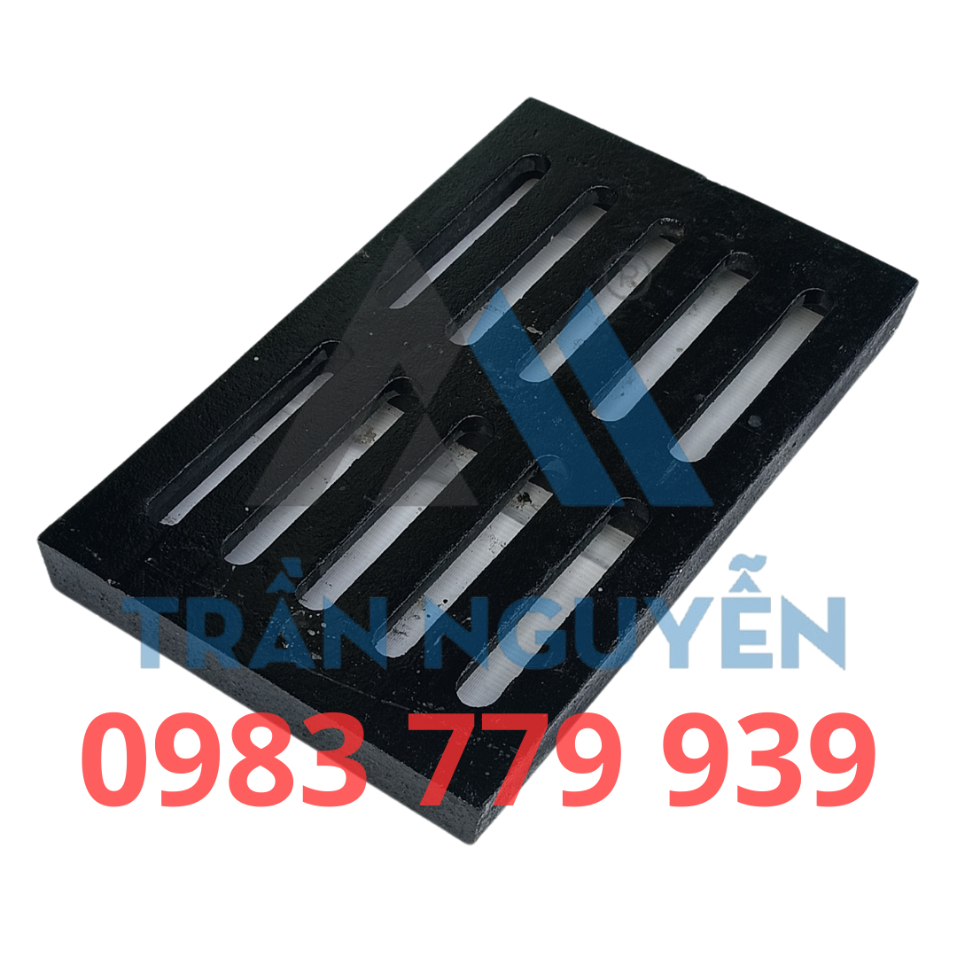Hình ảnh thực tế tấm gang thoát nước 500x300mm