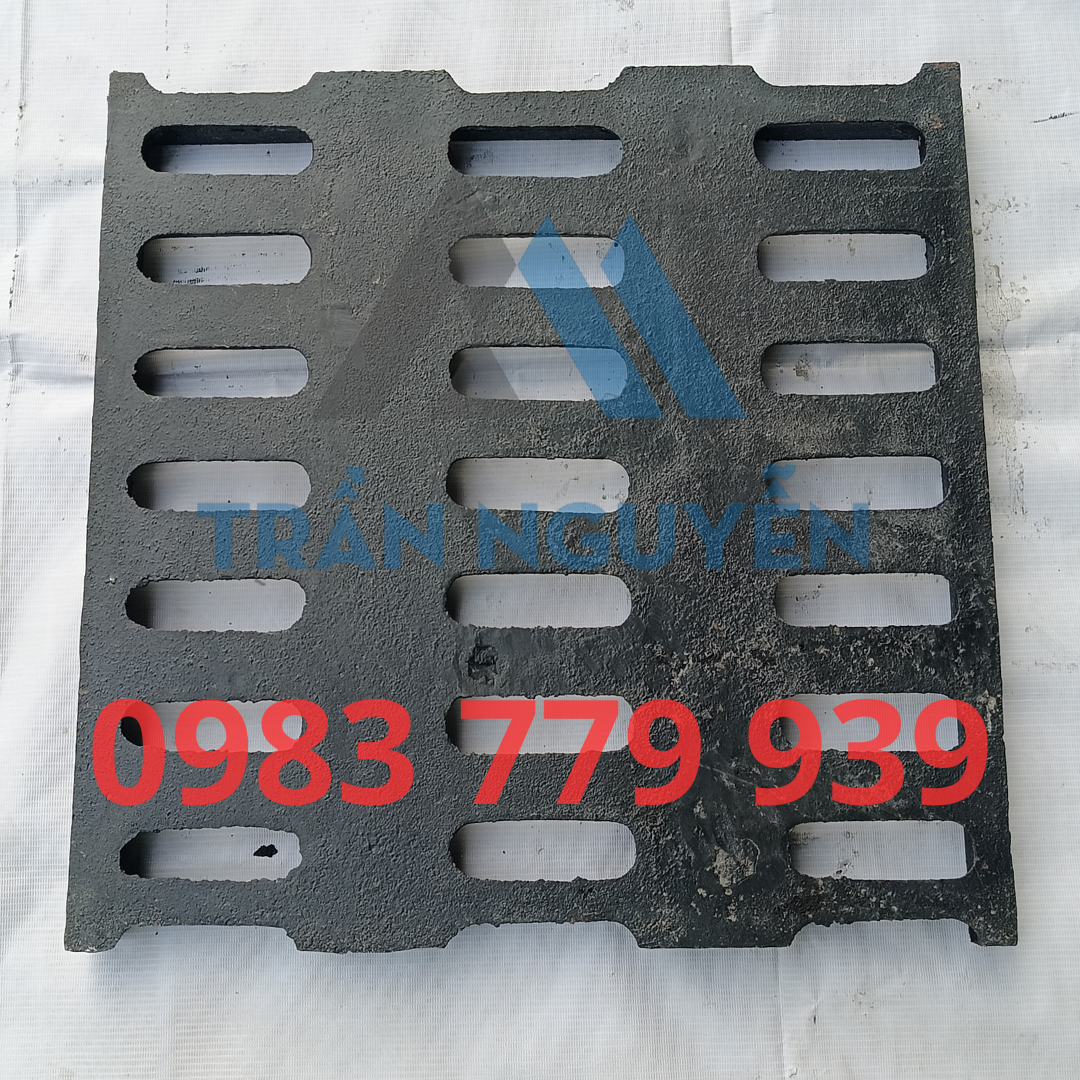 Hình ảnh thực tế tấm gang thoát nước 510x510x35mm