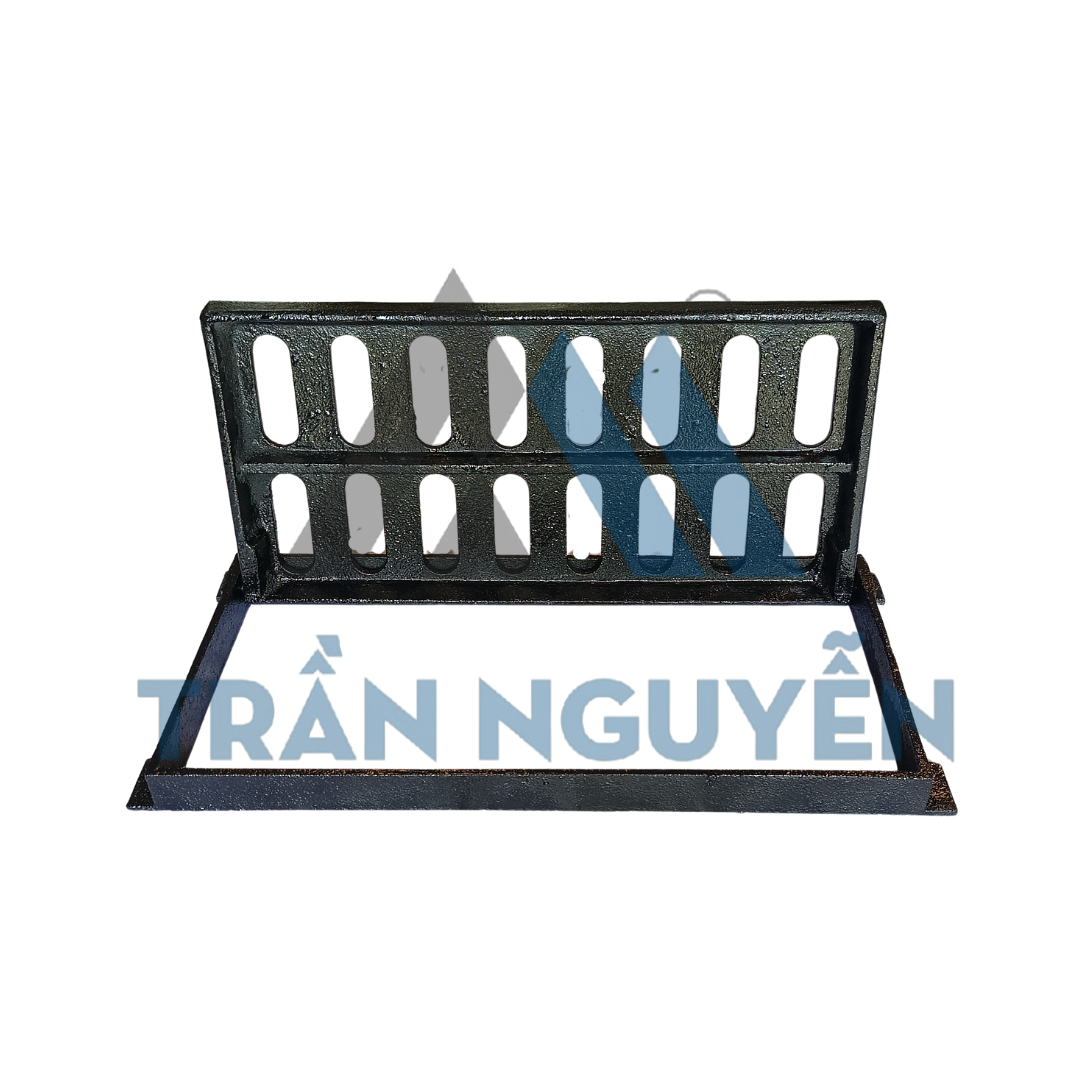 Hình ảnh thực tế tấm gang thoát nước 650x320mm