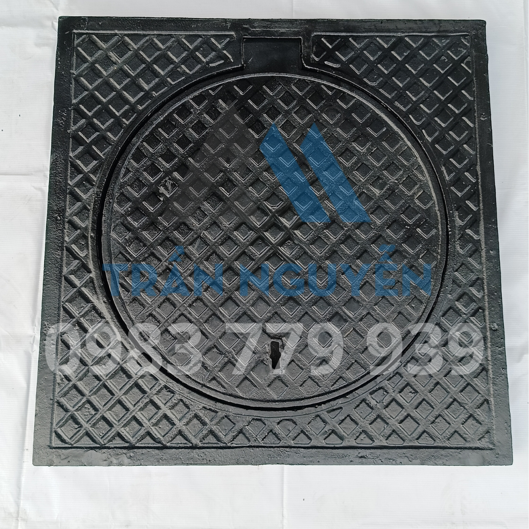Hình ảnh thực tế nắp hố ga 800x800mm