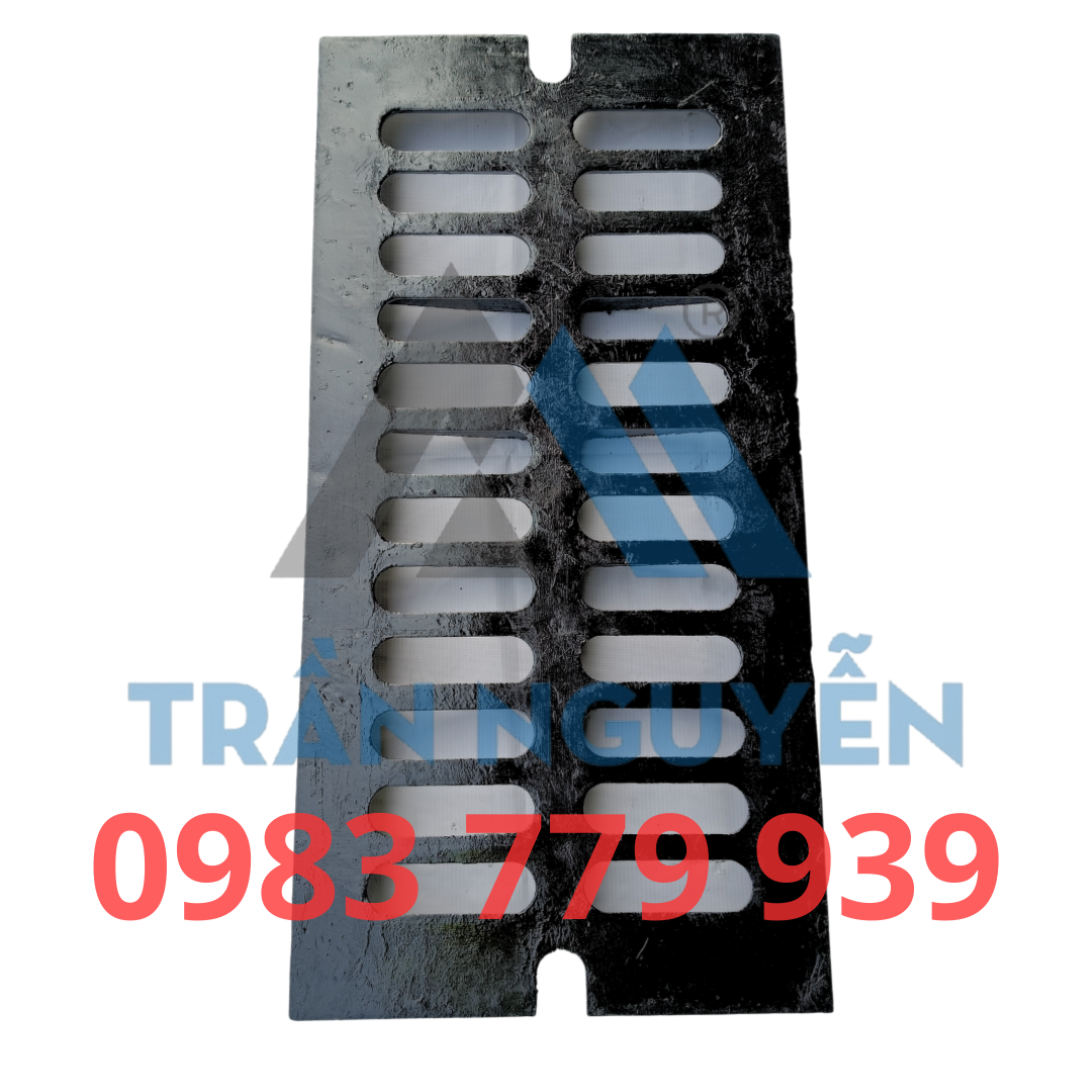 Hình ảnh thực tế tấm gang thoát nước 860x430mm