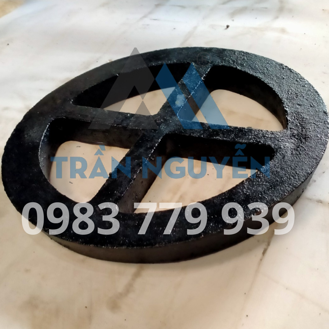 Hình ảnh thực tế tấm gang thoát nước D280mm