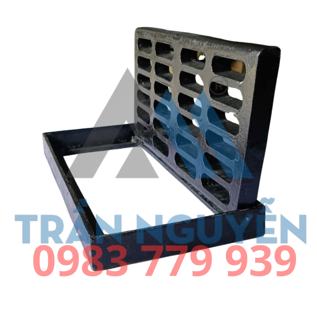 Hình ảnh thực tế tấm gang thoát nước 780x380mm